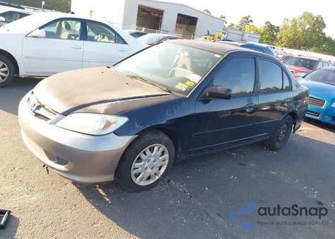 2004 Honda Civic Lx from USA, damaged, VIN 2HGES165X4H508732